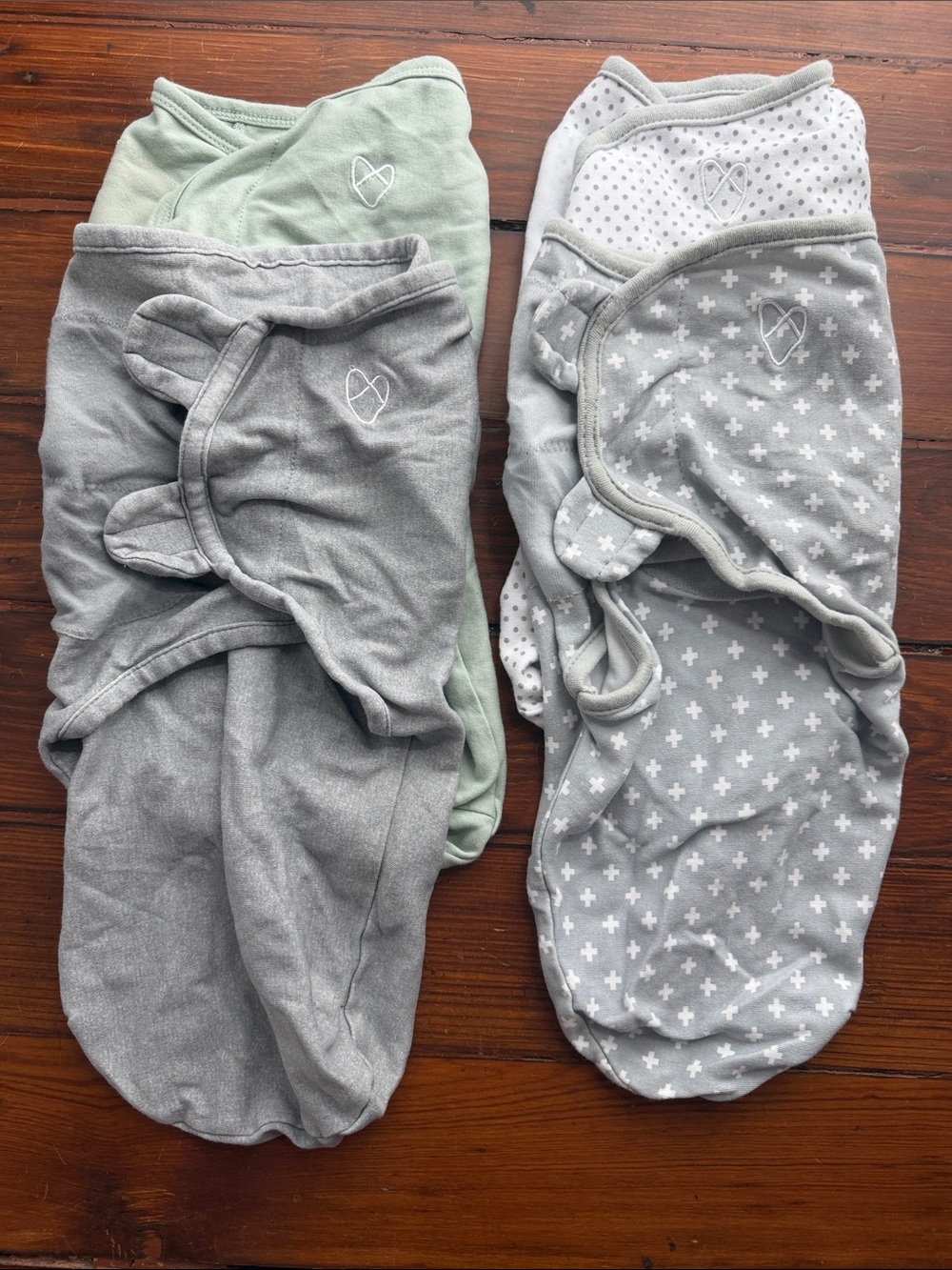 SwaddleMe baby jersey stretch sleep sack set of 4 sz S-M
